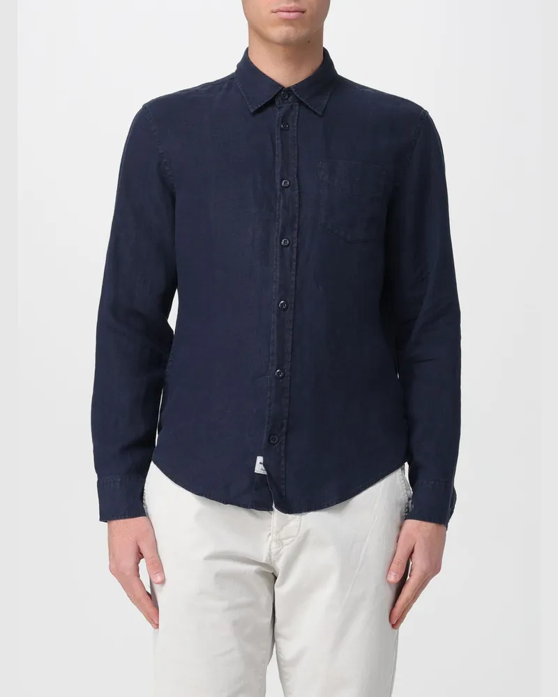 Blauer Hemd herren Navy