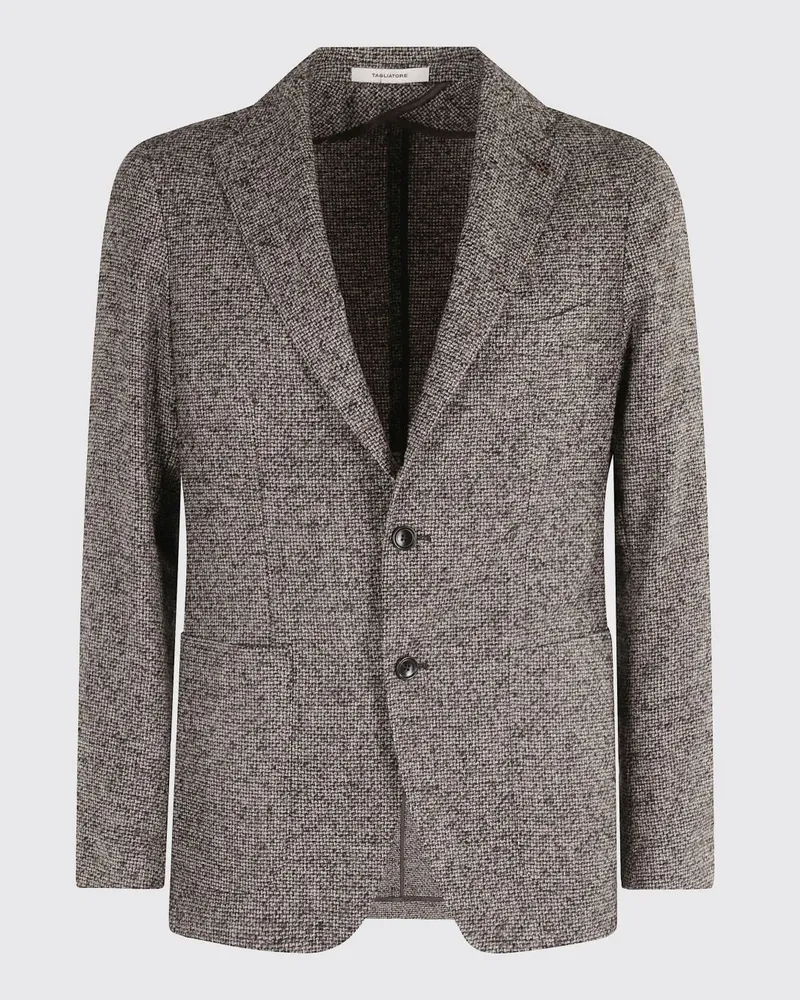 Tagliatore Jacke herren Taubengrau