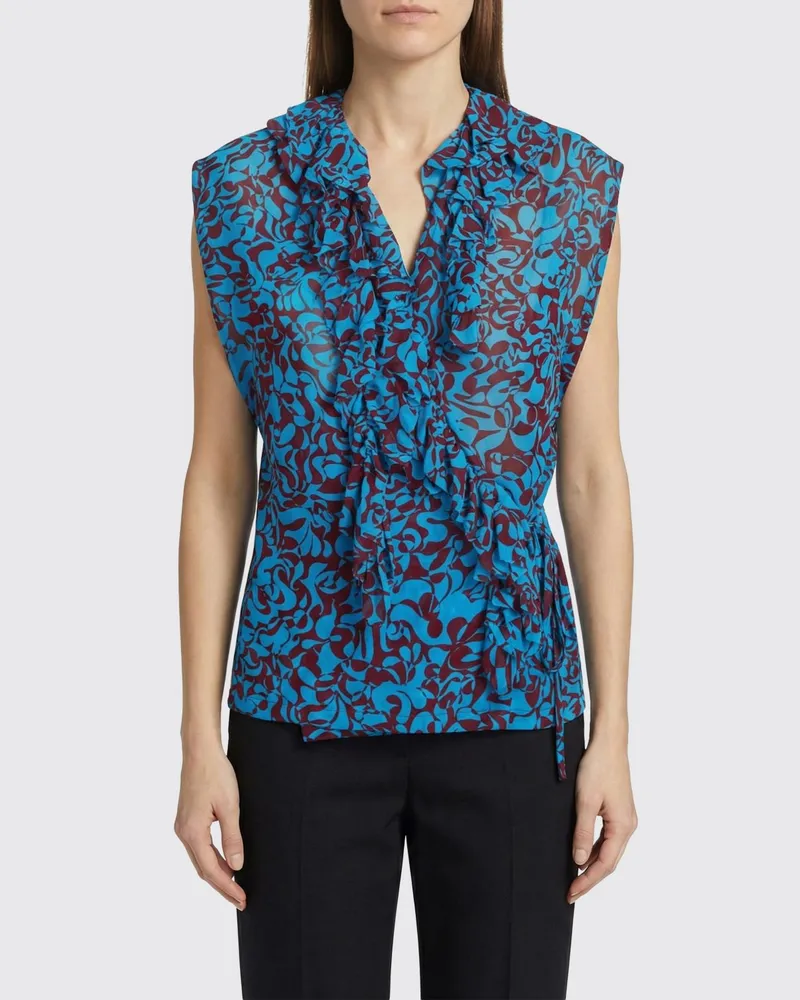 Dries van Noten Hemdbluse damen Blau