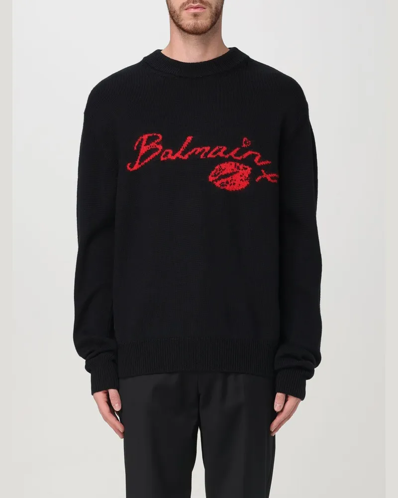 Balmain Pullover herren Schwarz
