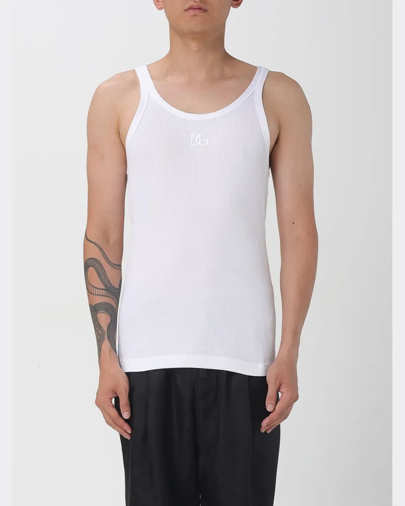 Dolce & Gabbana Tank top herren Dolce & Gabbana Weiß