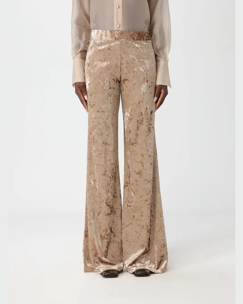 forte_forte Hose damen Haselnuss