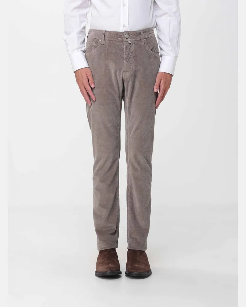 Jacob Cohën Slim-Fit-Cordhose im 5-Pocket-Stil Grau