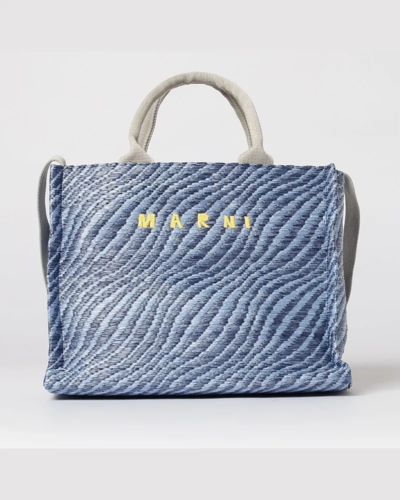 Marni Schultertasche damen Blau