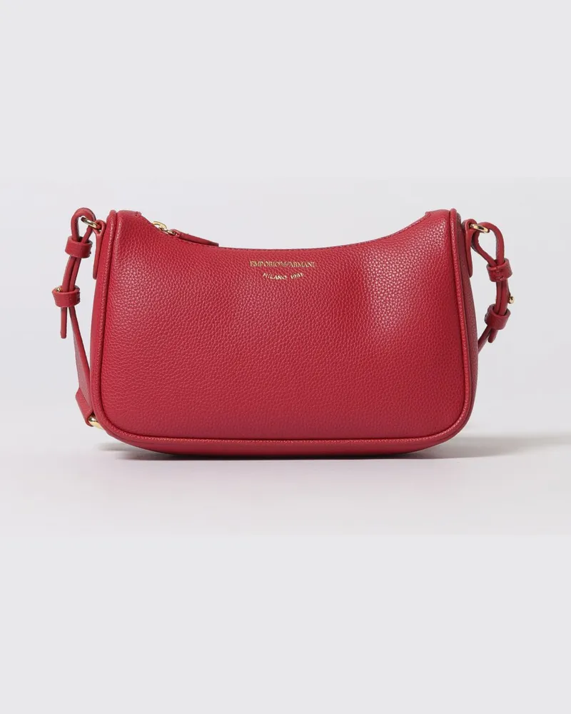 Emporio Armani Schultertasche damen Burgunderrot