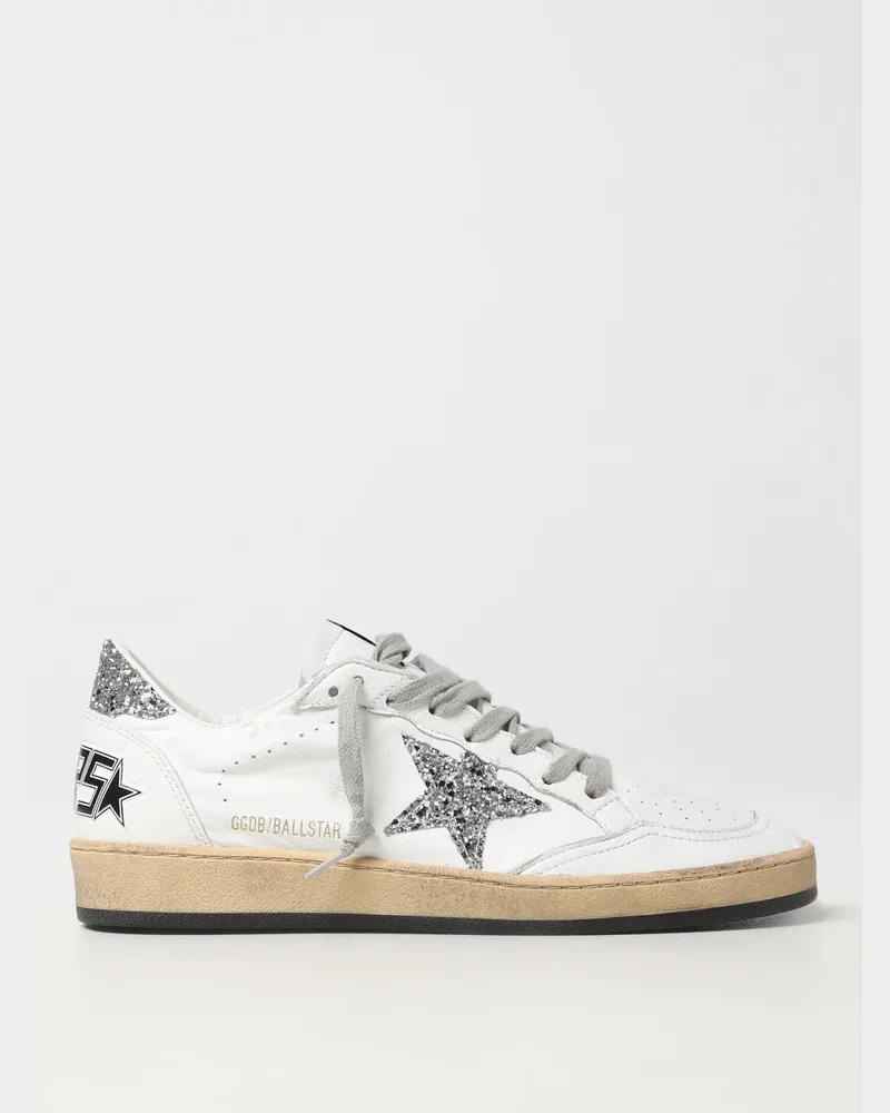 Golden Goose Leder-Sneakers Weiß