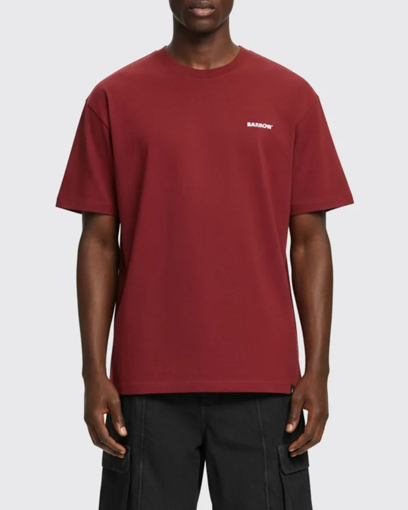 BARROW T-shirt herren Burgunderrot