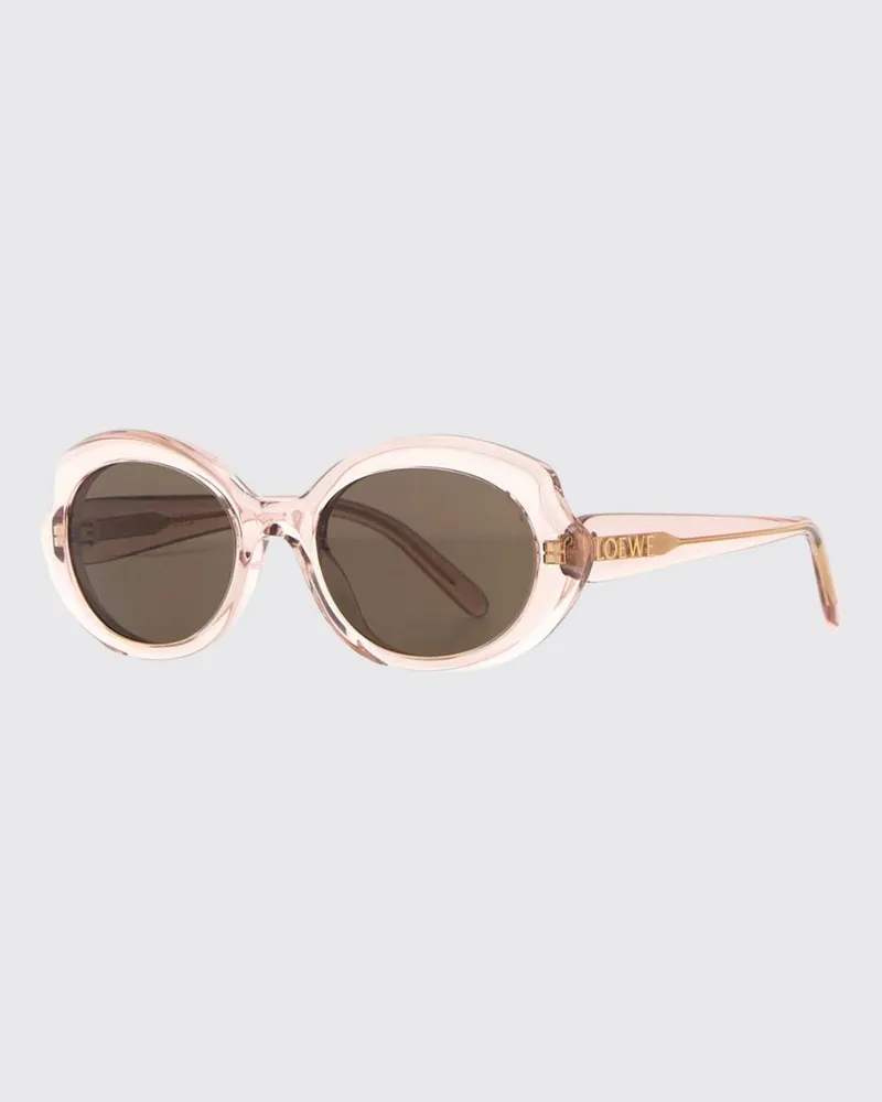 Loewe Cat-Eye-Sonnenbrille von aus rosa Acetat mit Schriftzug-Logo Pink
