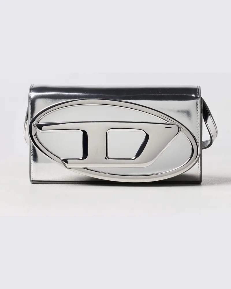 Diesel Schultertasche damen Silber