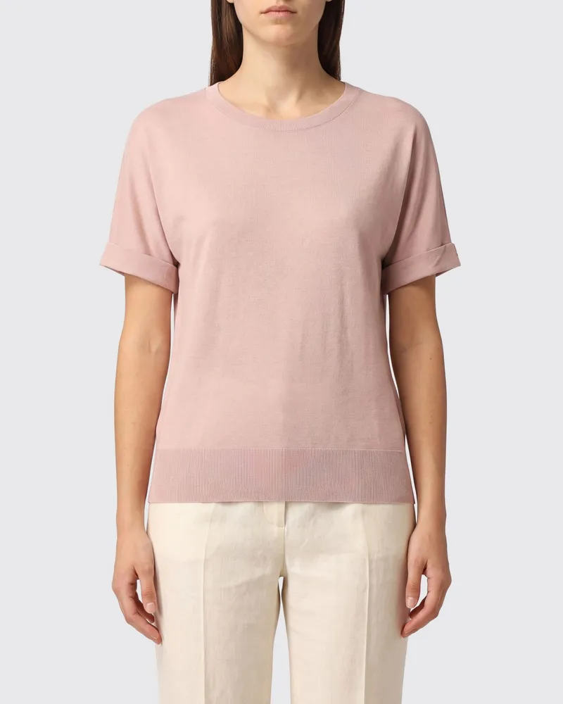 Herno T-shirt damen Puder