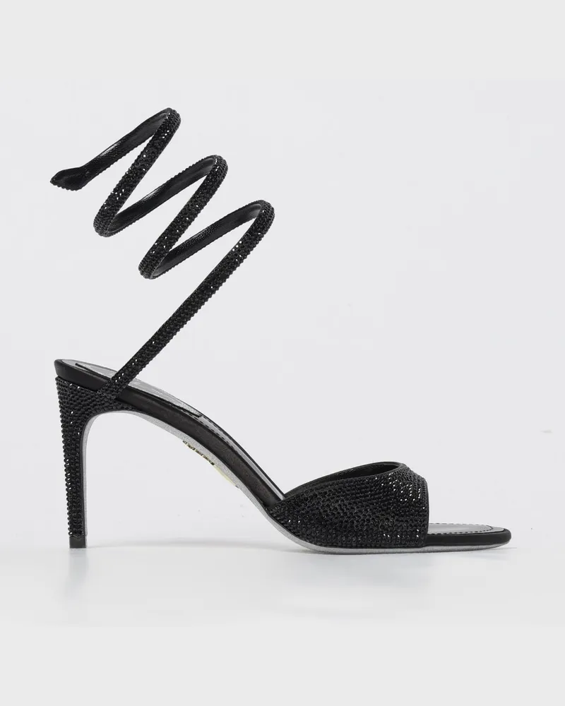 René Caovilla Sandalen mit absatz damen Schwarz