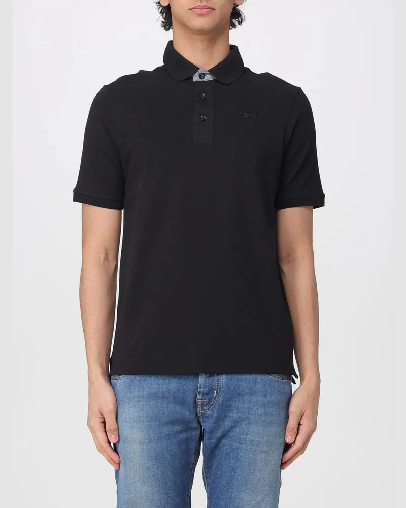Blauer Polo herren Schwarz