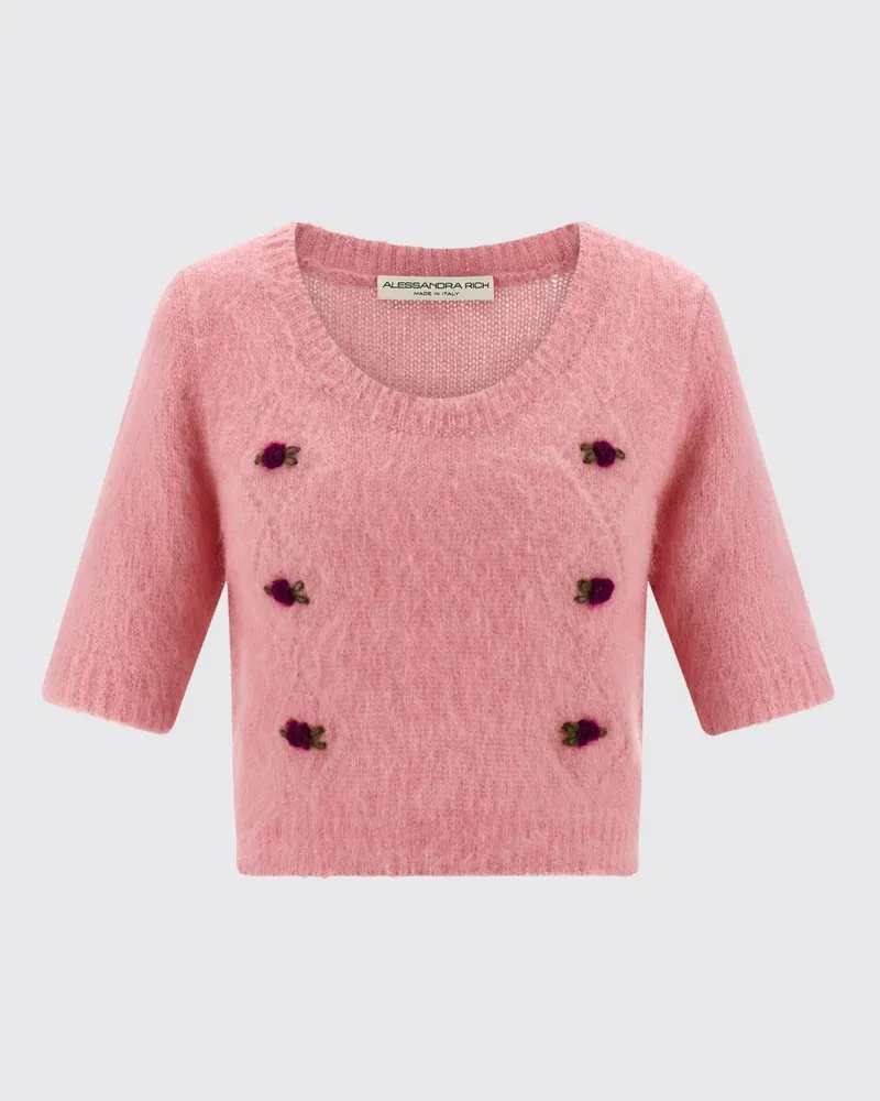 Alessandra Rich Strickjacke damen Pink