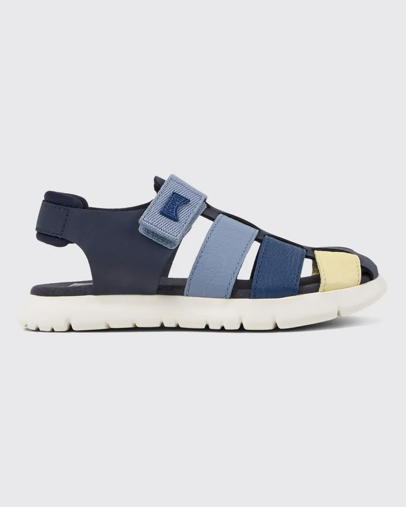 Camper Twins Leder-Sandalen Bunt