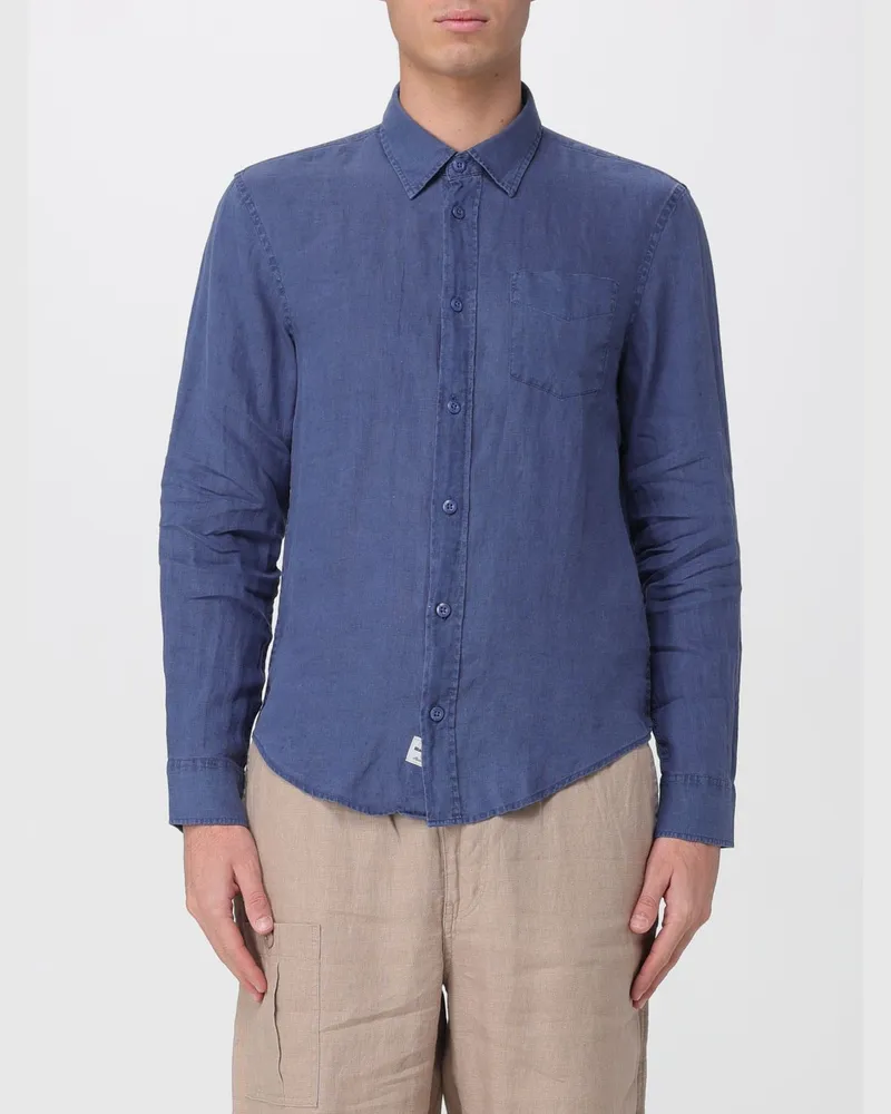 Blauer Hemd herren Avion