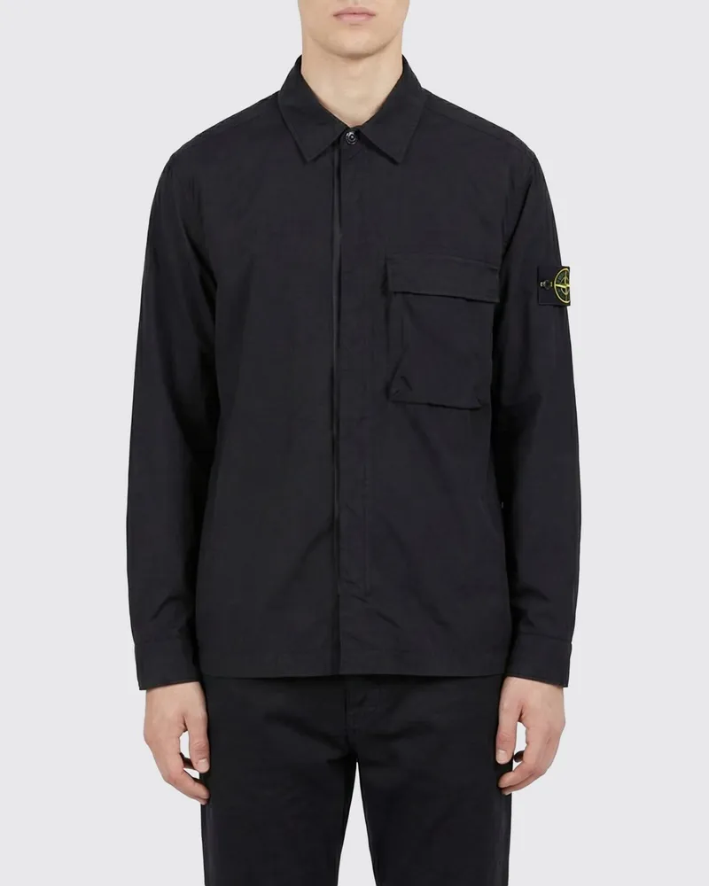 Stone Island Hemd herren Schwarz