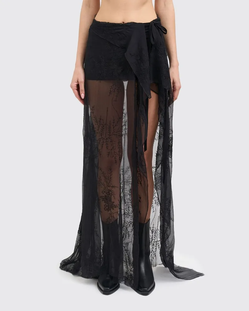 Ann Demeulemeester Rock damen Schwarz