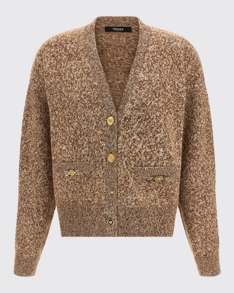Versace Strickjacke damen Beige