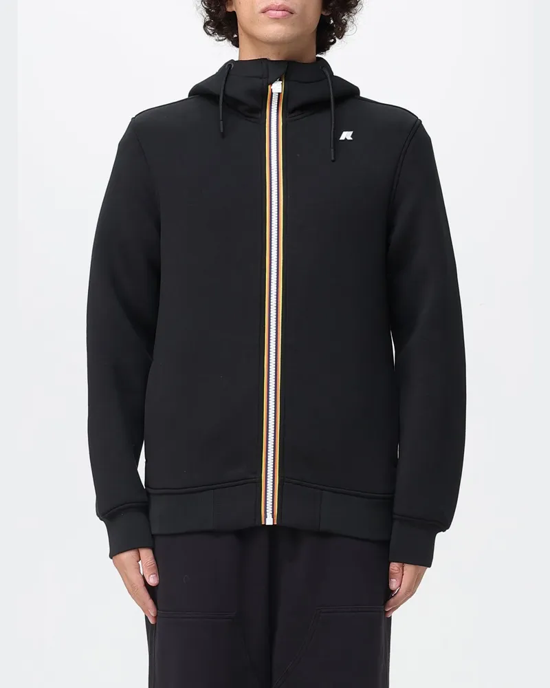 K-Way Sweatshirt herren Schwarz