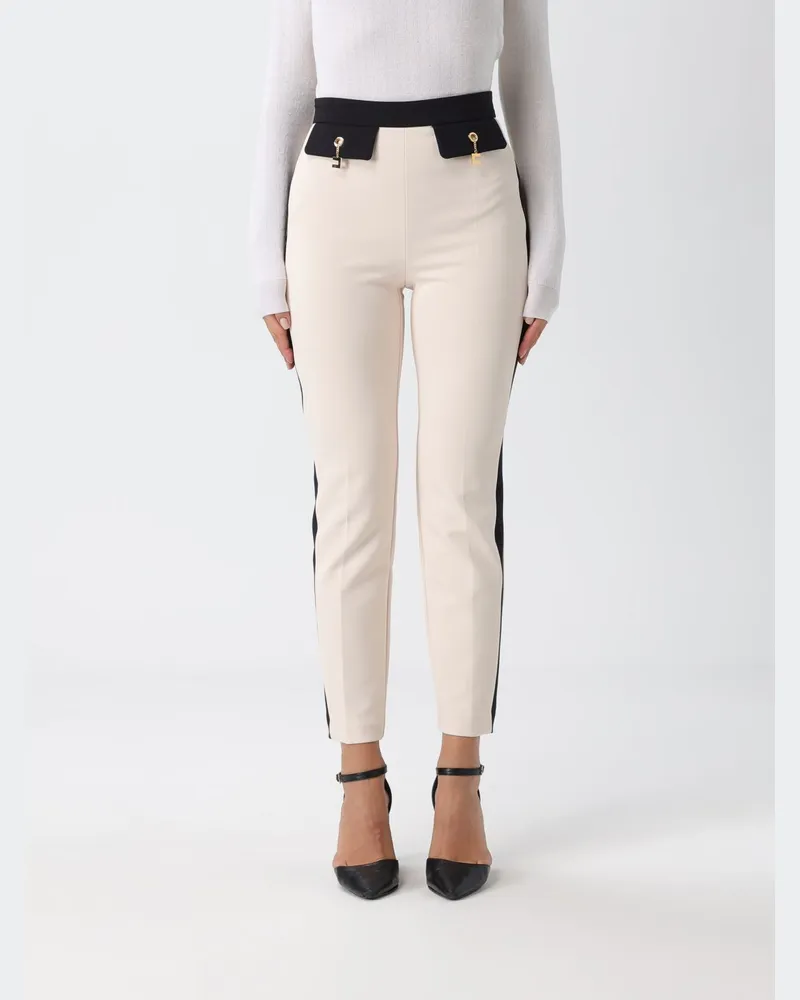 Elisabetta Franchi Hose damen Milch