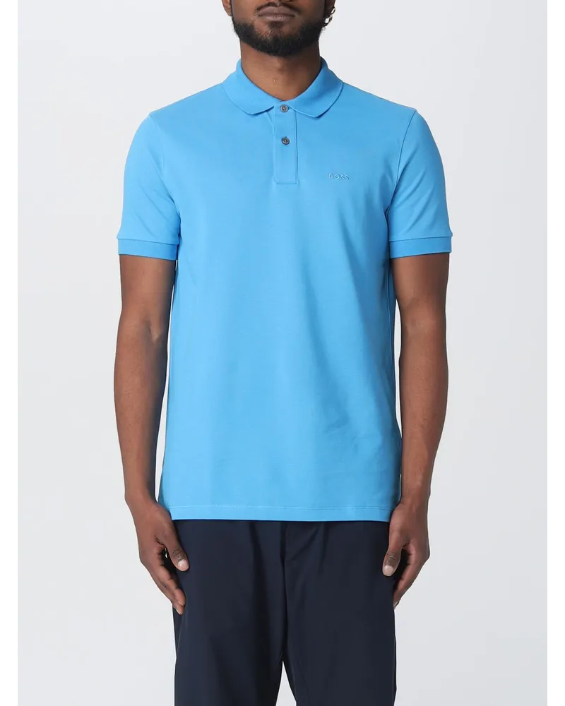 HUGO BOSS Polo herren Hellblau