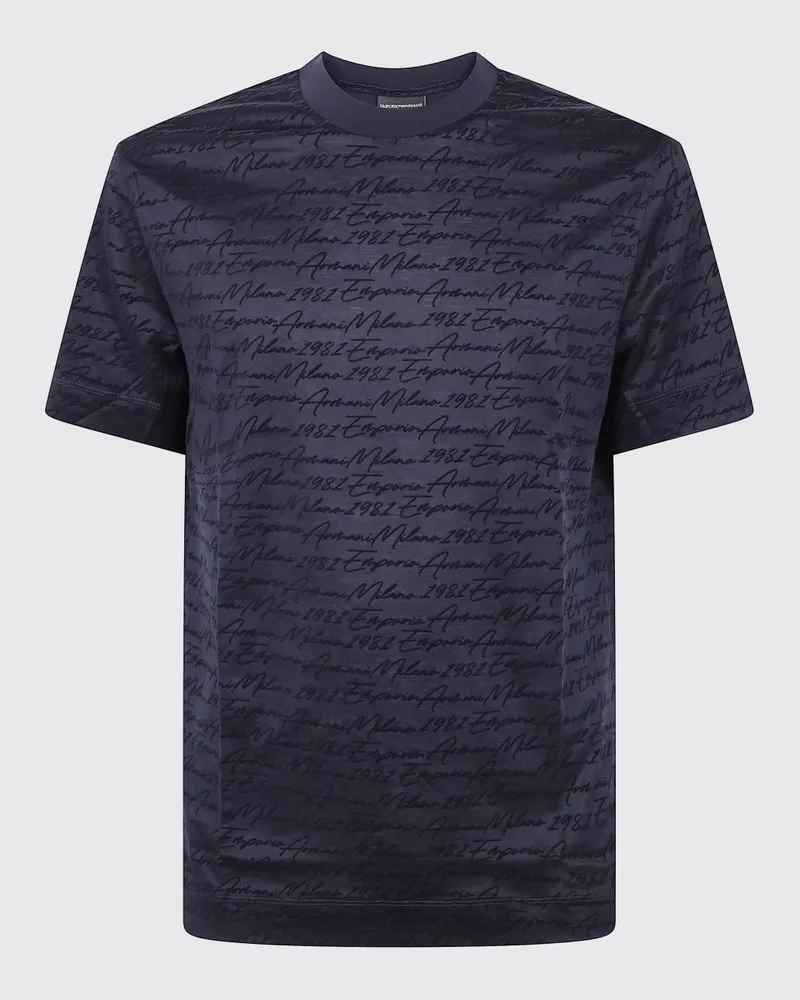 Emporio Armani T-shirt herren Blau