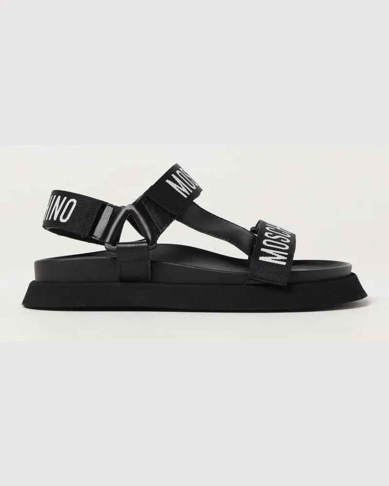 Moschino Flache sandalen damen Schwarz