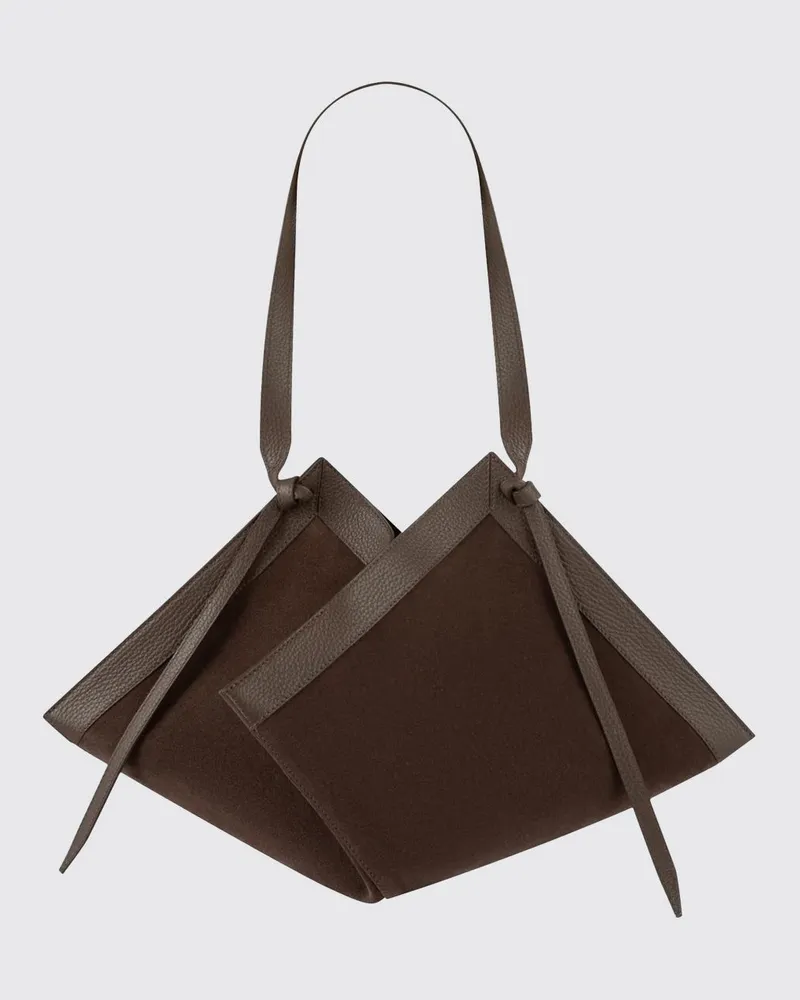YUZEFI Schultertasche damen Kaffee