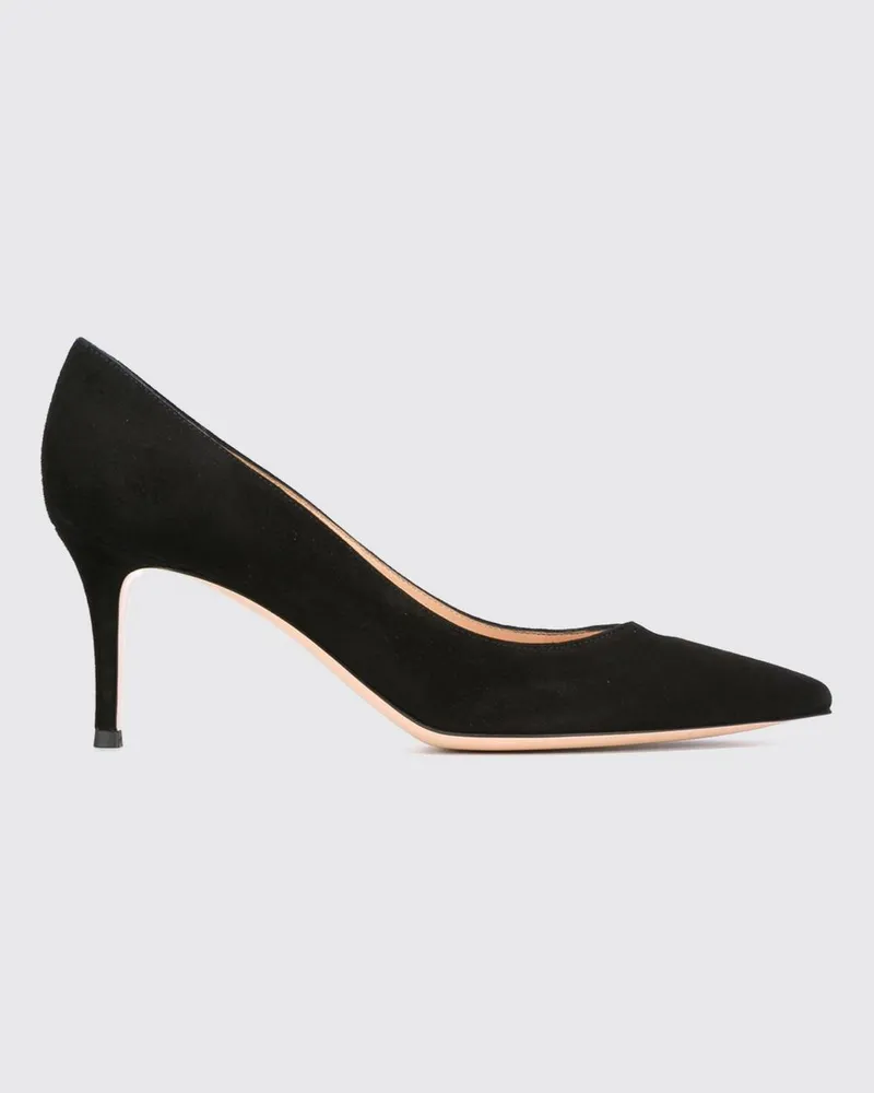 Gianvito Rossi Gianvito Pumps aus Veloursleder mit Stilettoabsatz Schwarz