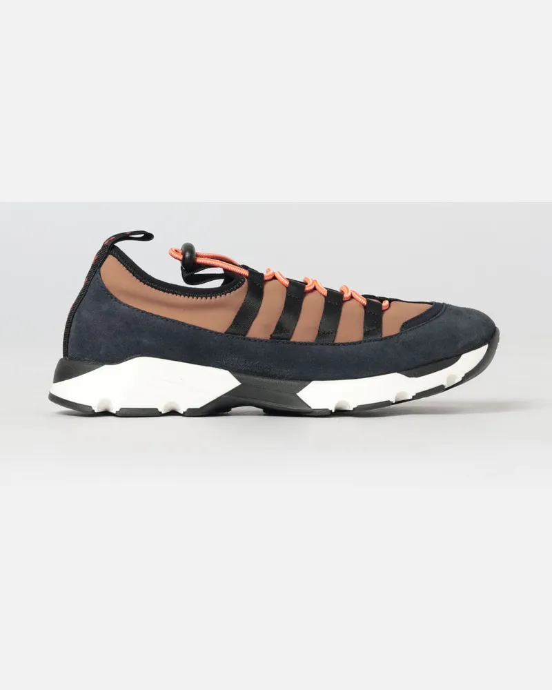 Marni Sneakers aus Wildleder und technischem Gewebe Camel