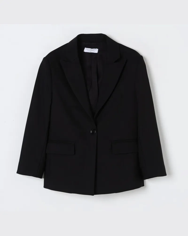 Philosophy Di Lorenzo Serafini Blazer kinder Schwarz