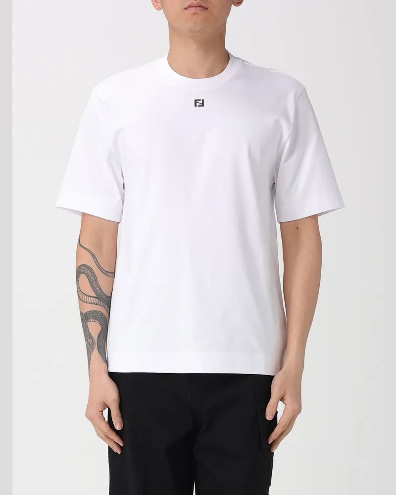Fendi T-shirt herren Weiß