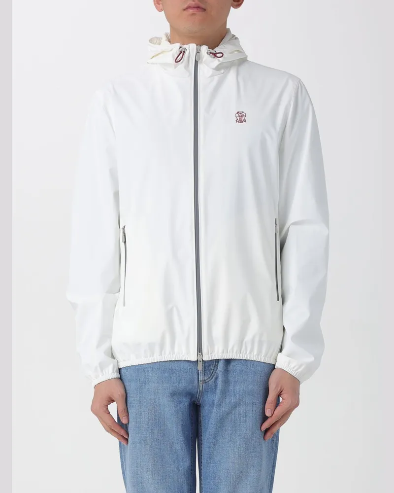 Brunello Cucinelli Jacke herren Weiß