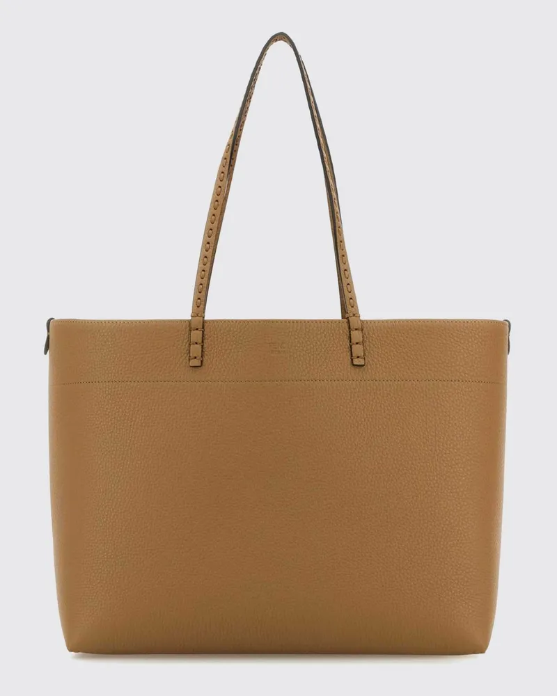 Fendi Schultertasche damen Kaffee