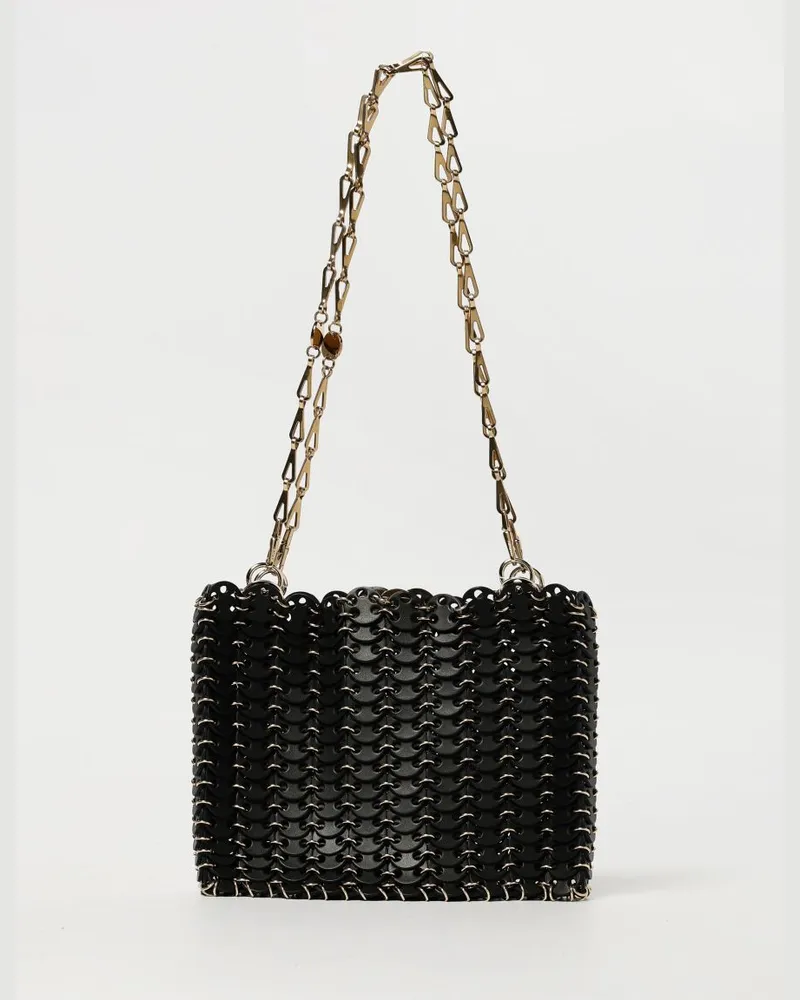 Paco Rabanne Schultertasche damen Schwarz
