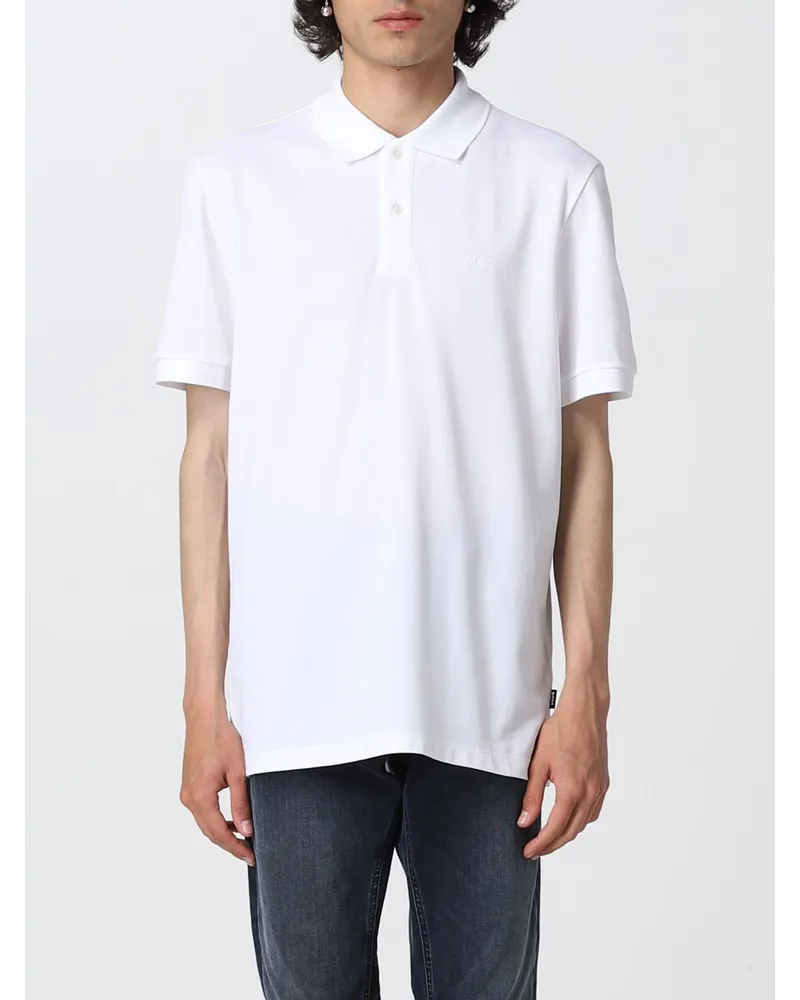 HUGO BOSS Herren Polo Weiß