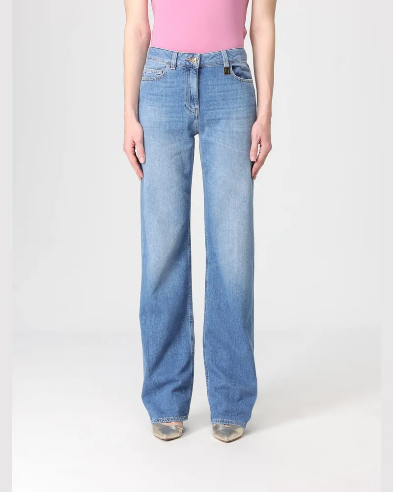 Elisabetta Franchi Jeans damen Hellblau
