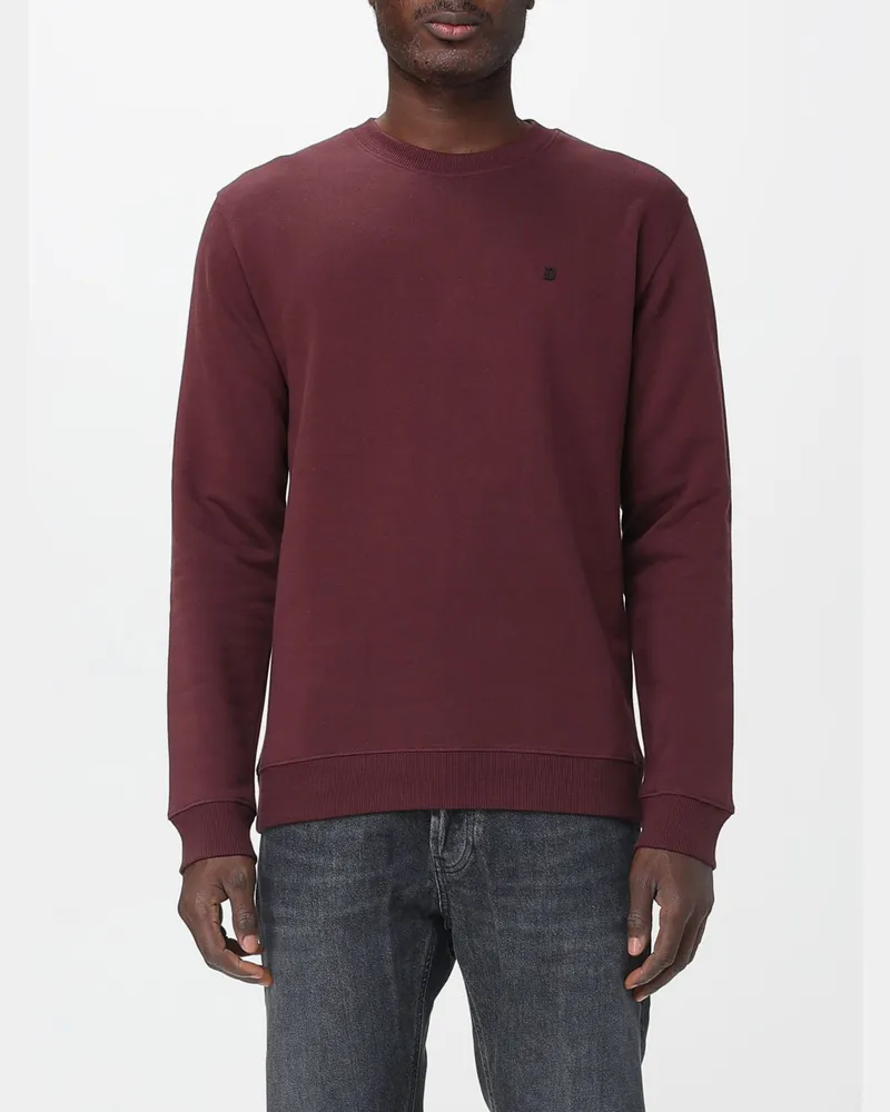 Dondup Sweatshirt herren Burgunderrot