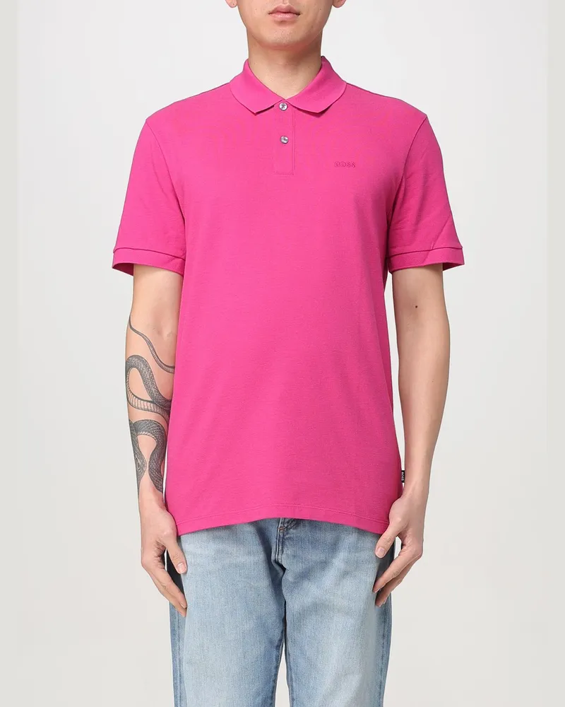 HUGO BOSS Polo herren Fuchsia