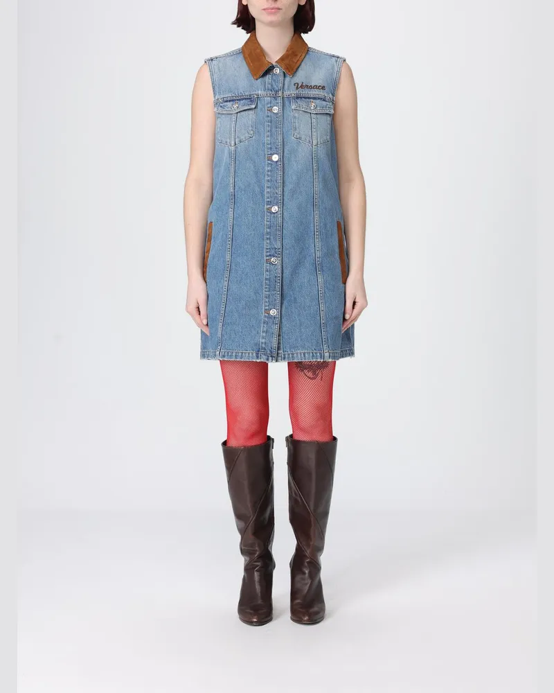 Versace Kleid damen Blau