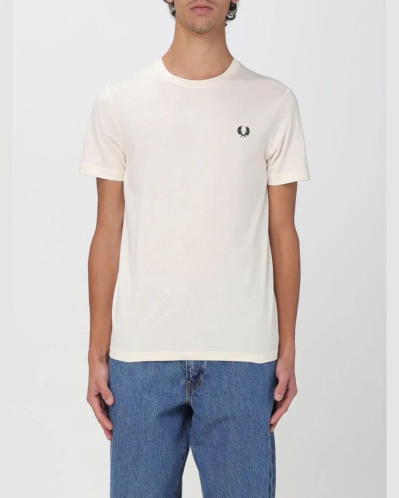 Fred Perry T-shirt herren Cream