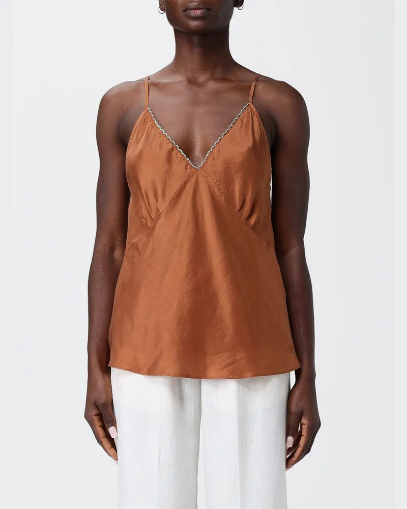 forte_forte Top damen Braun