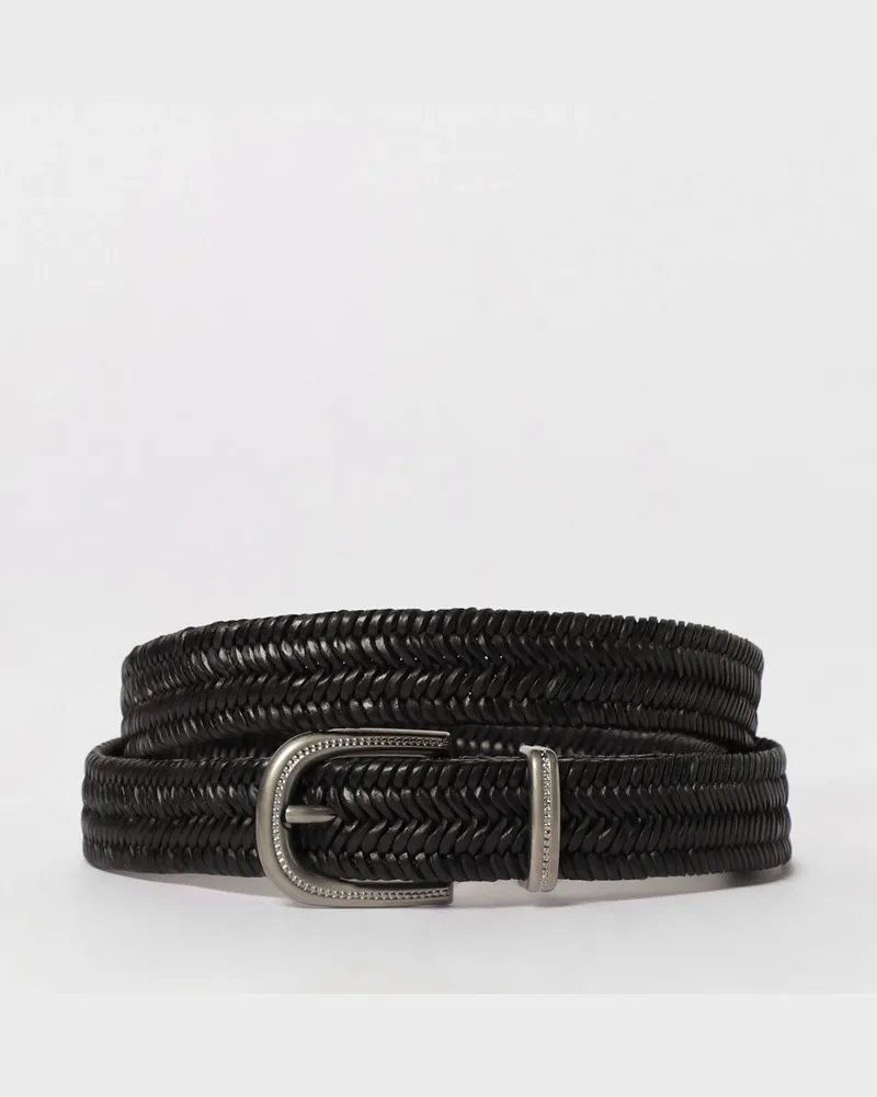 Brunello Cucinelli Gürtel damen Schwarz