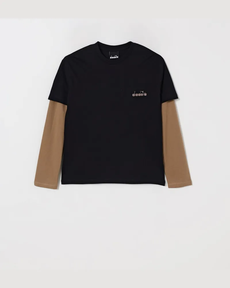 Diadora T-shirt kinder Schwarz