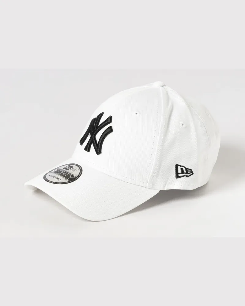 New Era 9Forty NY Yankees Baseballkappe aus Baumwolle mit gesticktem Logo Weiß