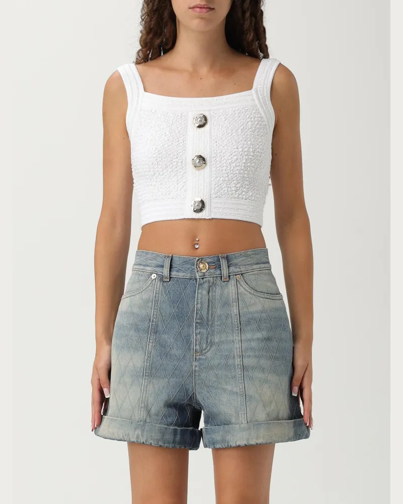 Balmain Top damen Weiß