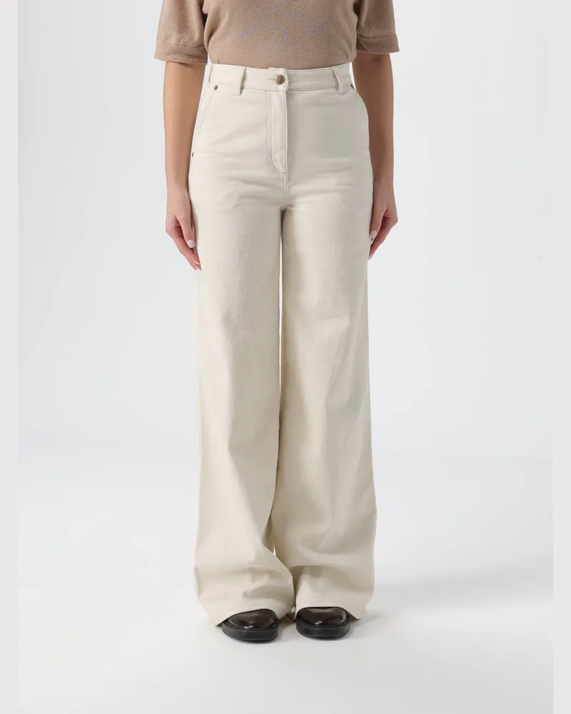 AGNONA Hose damen Ecru