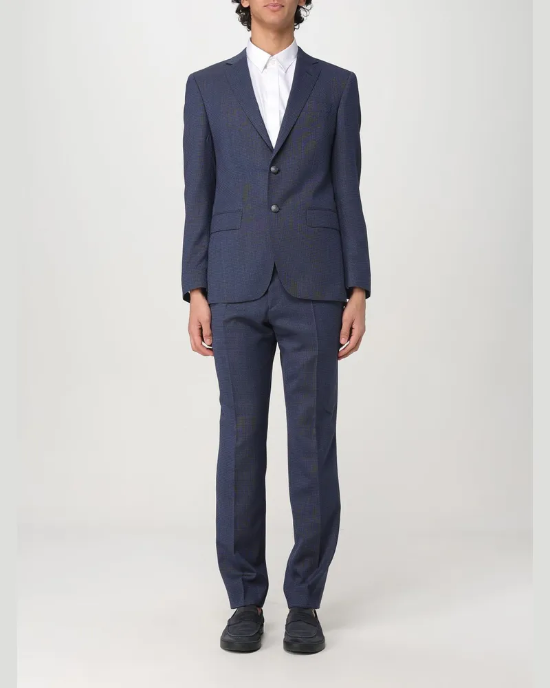 HUGO BOSS Anzug herren Blau
