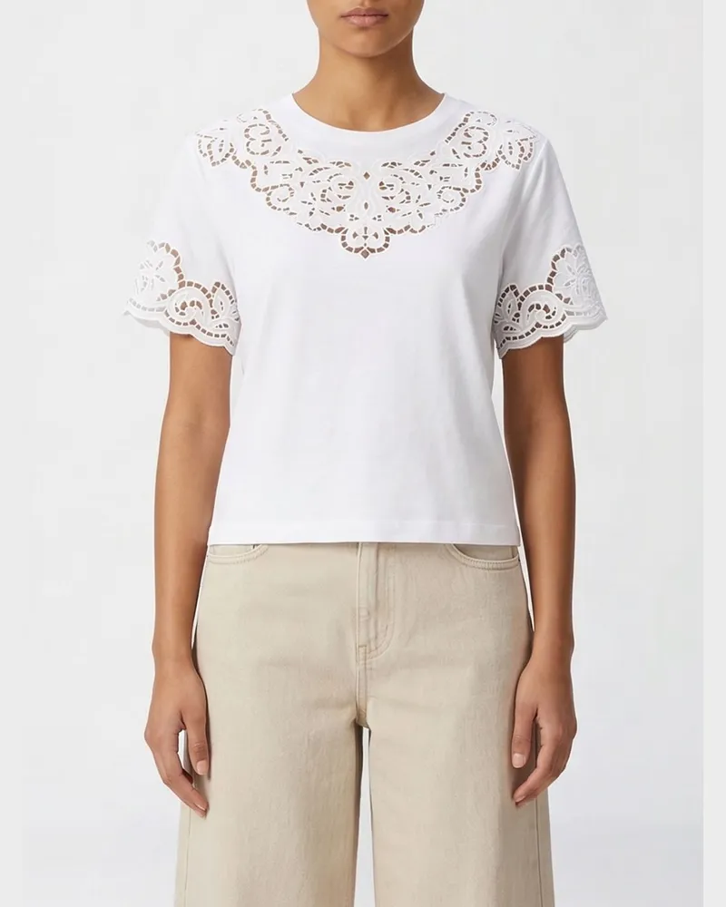 Twin-Set T-shirt damen Weiß