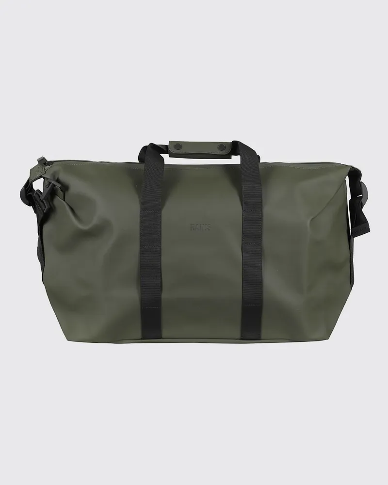 RAINS Wasserdichte Hilo Weekend Reisetasche mit abnehmbarem Schultergurt Grün